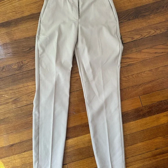 H&M Cream Straight Leg Women's Pants - Picture 1 of 4